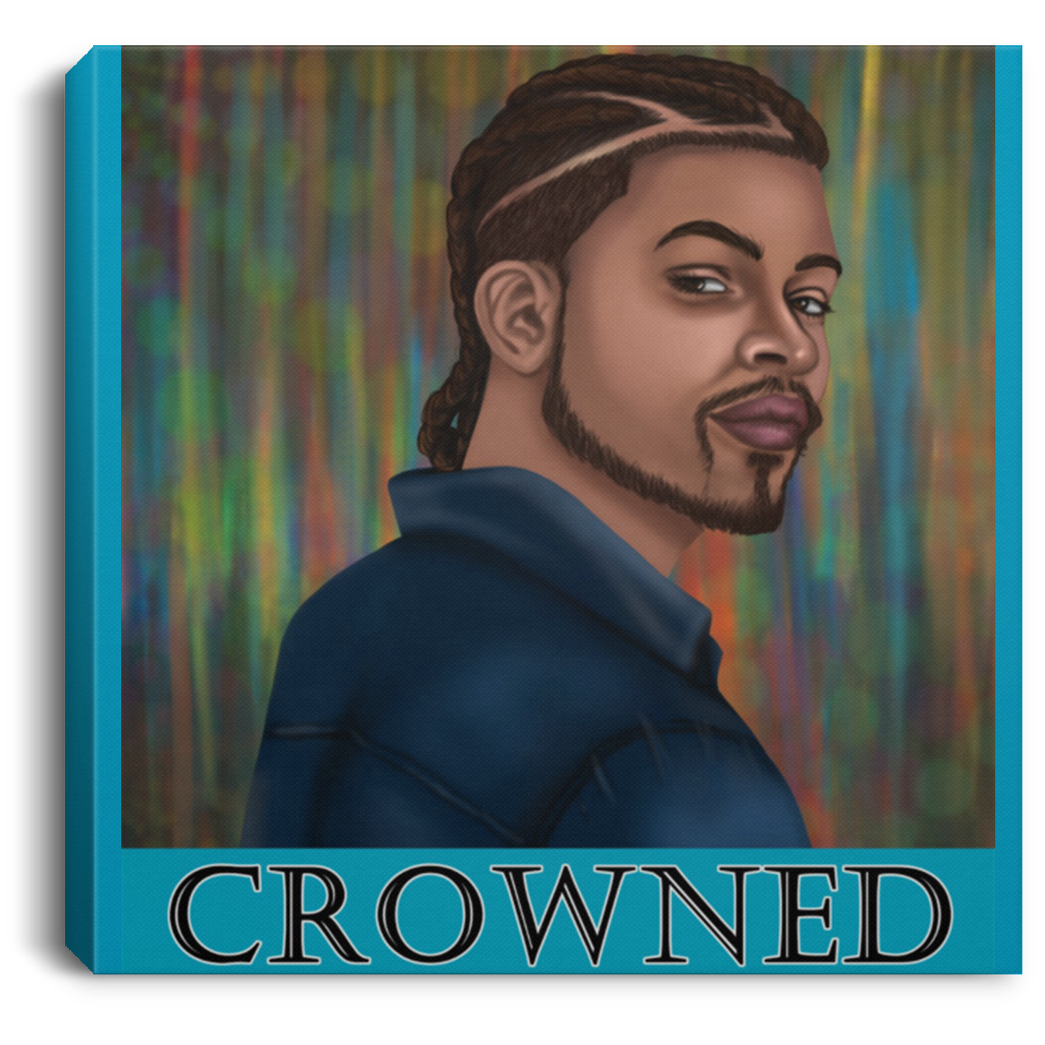 Cornrows w/Text  by Crowned Us