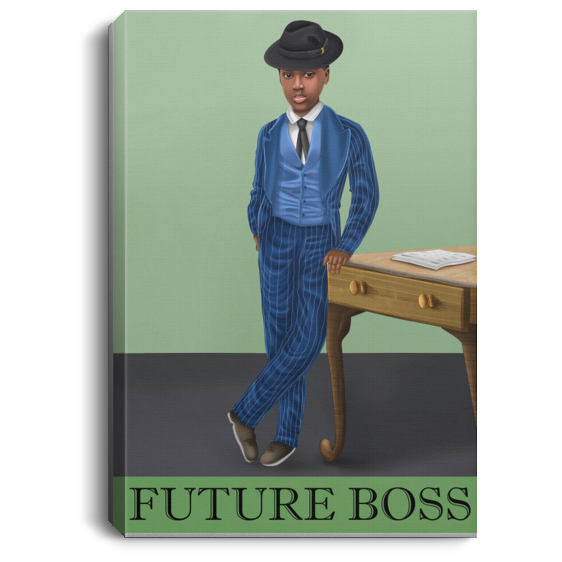 Future Boss w/Text by Crowned Us