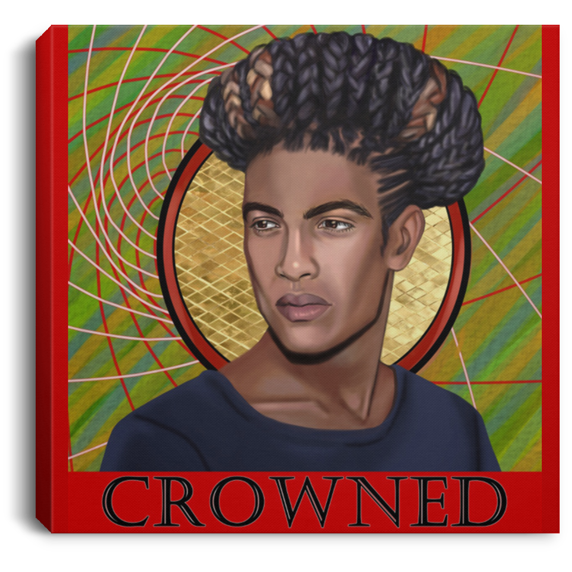 Braided Crown w/Text by Crowned Us