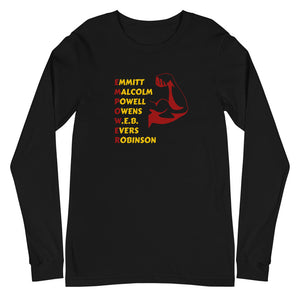 Empower Long Sleeve Tee (Black) by Crowned Us