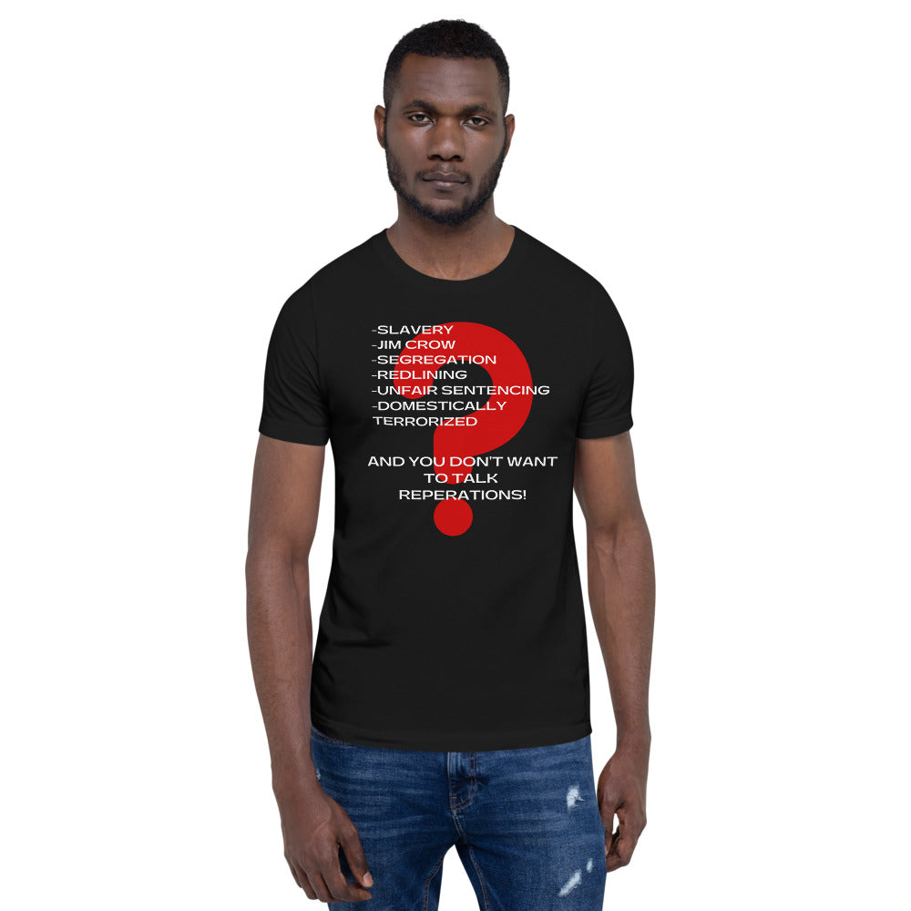 Reparations T-Shirt (Black) by Crowned Us