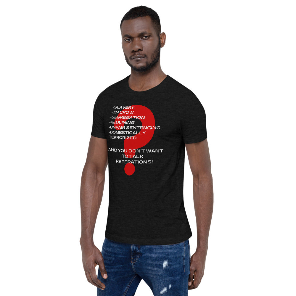 Reparations T-Shirt (Black) by Crowned Us