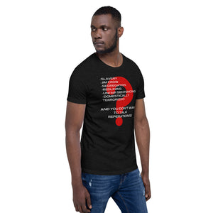 Reparations T-Shirt (Black) by Crowned Us