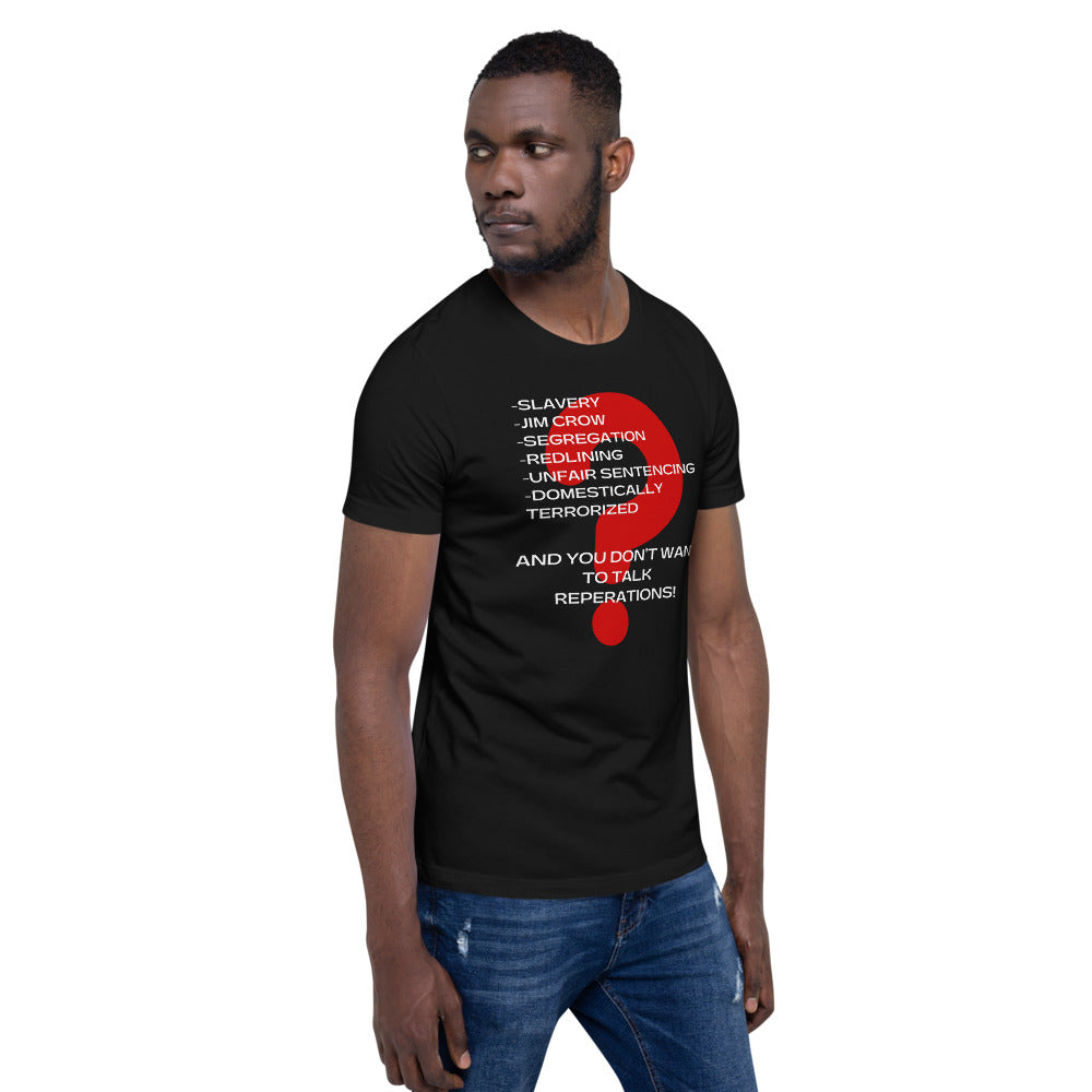 Reparations T-Shirt (Black) by Crowned Us