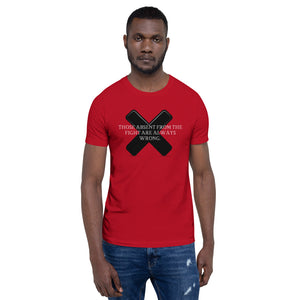 Absent T-Shirt (Red) by Crowned Us
