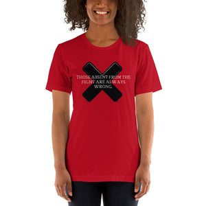 Absent T-Shirt (Red) by Crowned Us