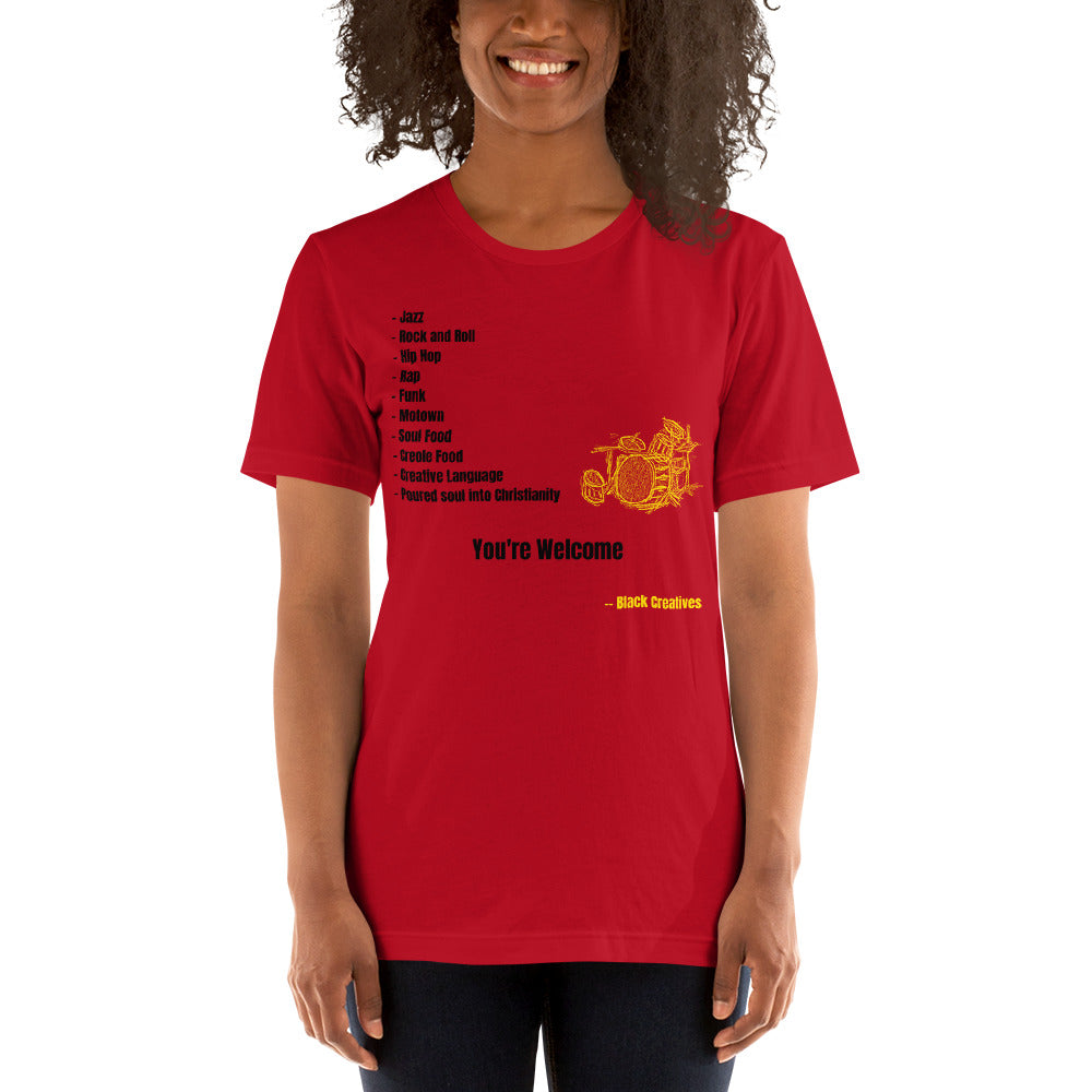 Creatives T-Shirt (red) by Crowned Us