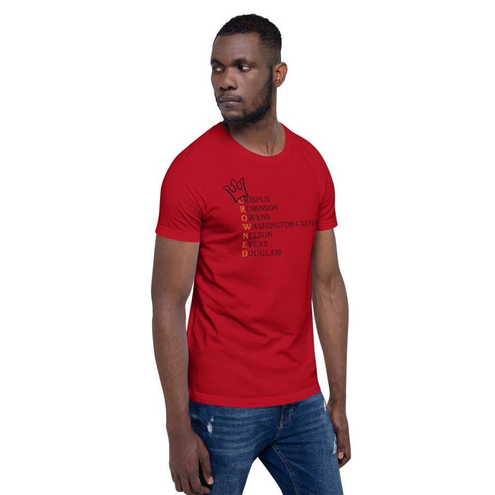 Crown T-Shirt (Red)  by Crowned Us