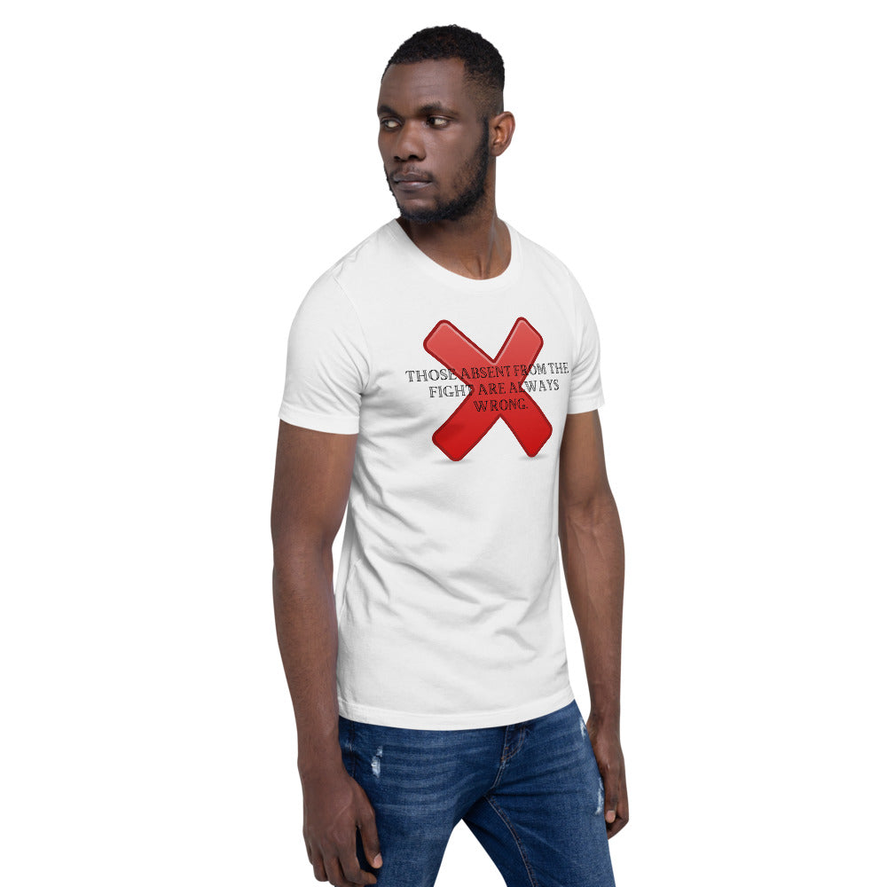 Absent T-Shirt (White) by Crowned Us